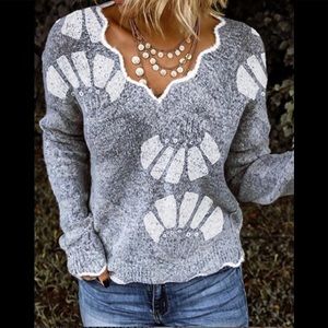 MISSLOOK V-Neck Sweater XL